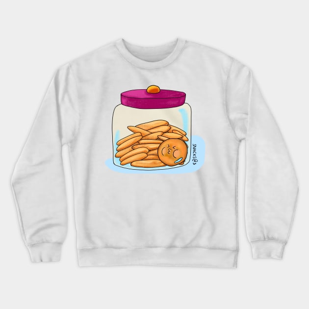 A jar of cookies Crewneck Sweatshirt by Snacks At 3